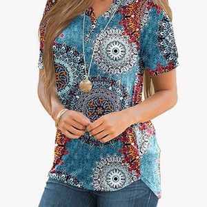 NILOUFO Women’s Summer Shirt NWOT